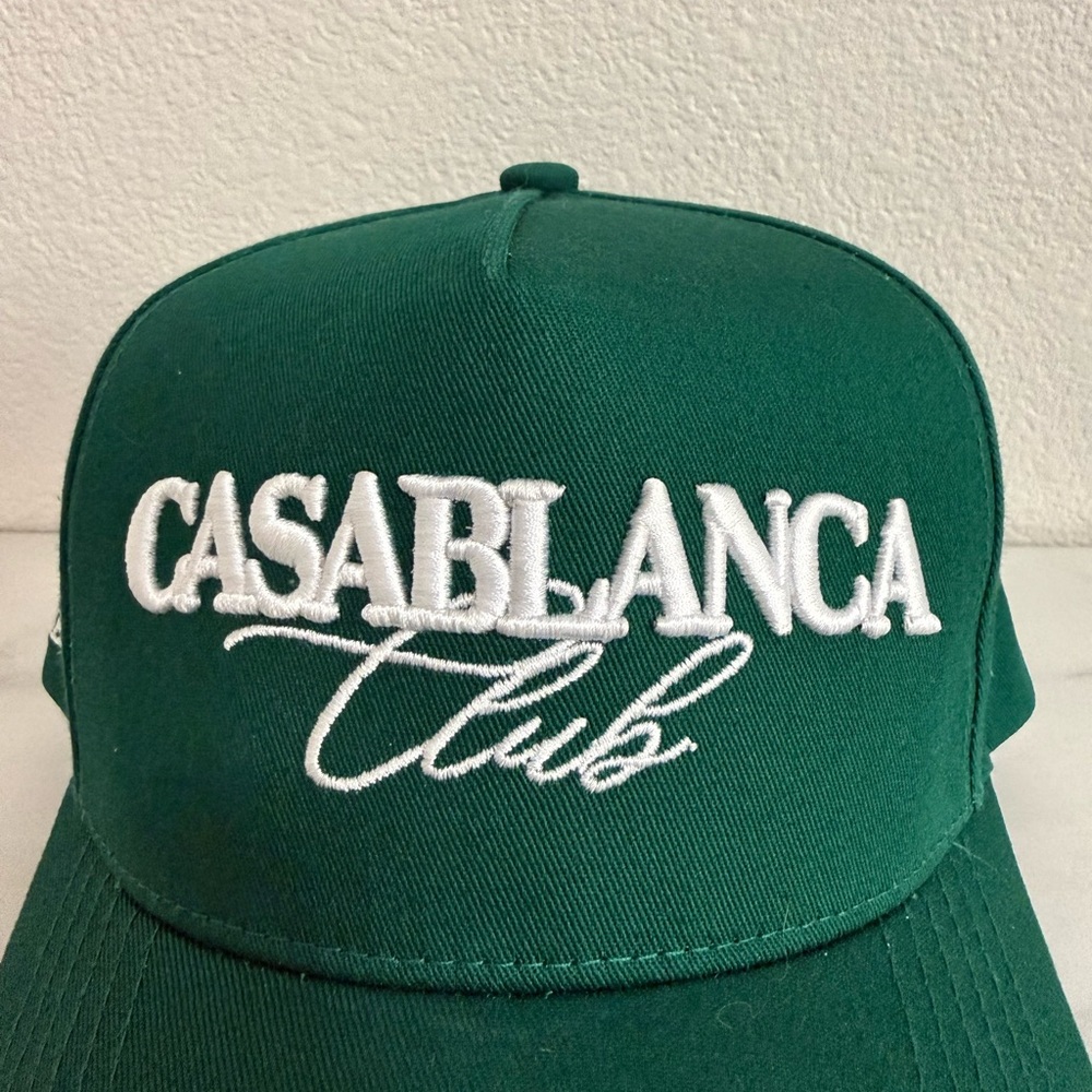 Casablanca Green Baseball Cap - Picture 4 of 5